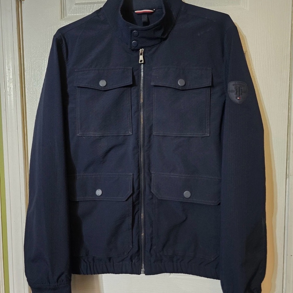Tommy Hilfiger Navy Military Field Jacket